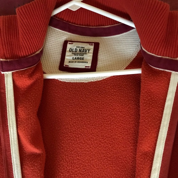 Old Navy fancy zip up fleece - Picture 3 of 3